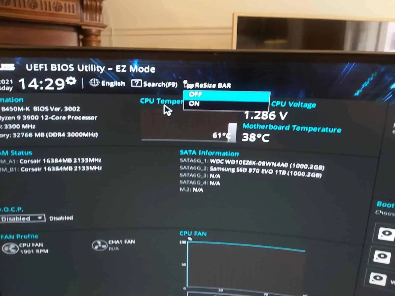 Activer Nvidia Resizable Bar Bios