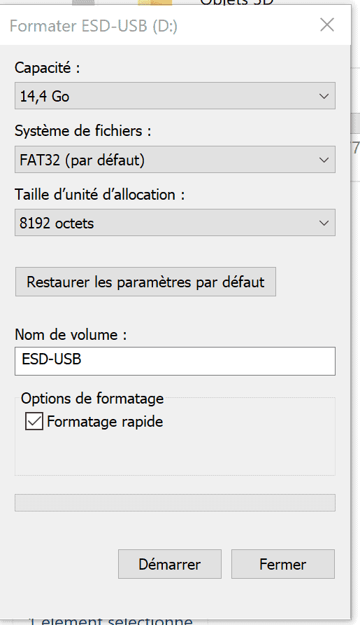 Formater Usb Fat32