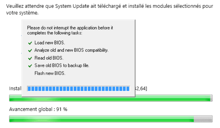 Maj Bios En Cours Lenovo System Update